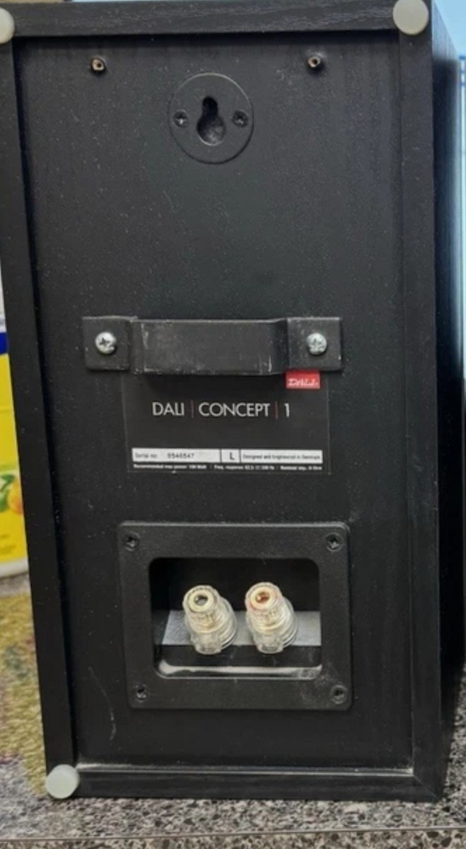 Dali Concept 1 Speakers Set Of 2 - Black Bookshelf Speakers 7.5