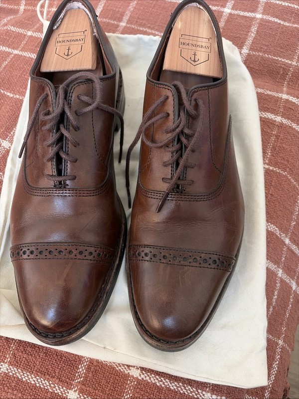 Fifth Avenue Cap-toe Oxford Dress Shoe with Dainite Sole 8 D