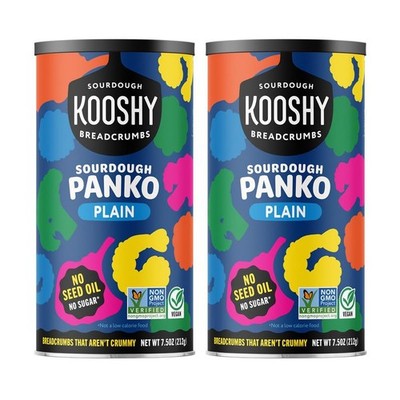 Kooshy Plain Panko Breadcrumbs | Vegan, Dairy Free, & Kosher Certified Non GM...
