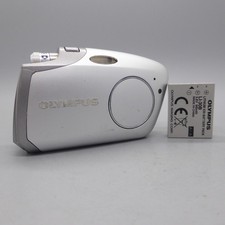 Olympus Digital Camera Mju Mini 4.0MP Silver Tested