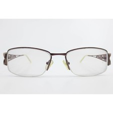 Splendor SP 7003 CHNT Eyeglasses Chestnut Brown Metal Rectangular Frames