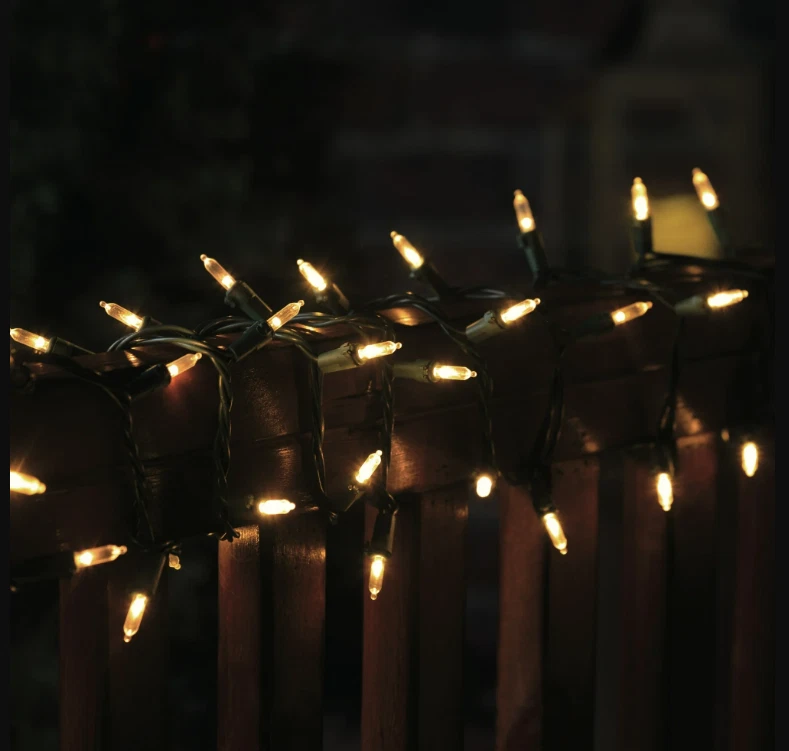 Indoor/Outdoor 300-Count LED Mini Christmas String Lights, Warm White, 62.3', by - Image 2 of 4