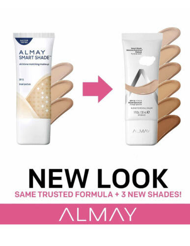 Almay Smart Shade Anti-Aging Skintone Pasujący makijaż Wybierz swój odcień - Zdjęcie 1 z 1