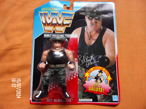 WWF Hasbro Figure - Sgt Slaughter 1991 New...