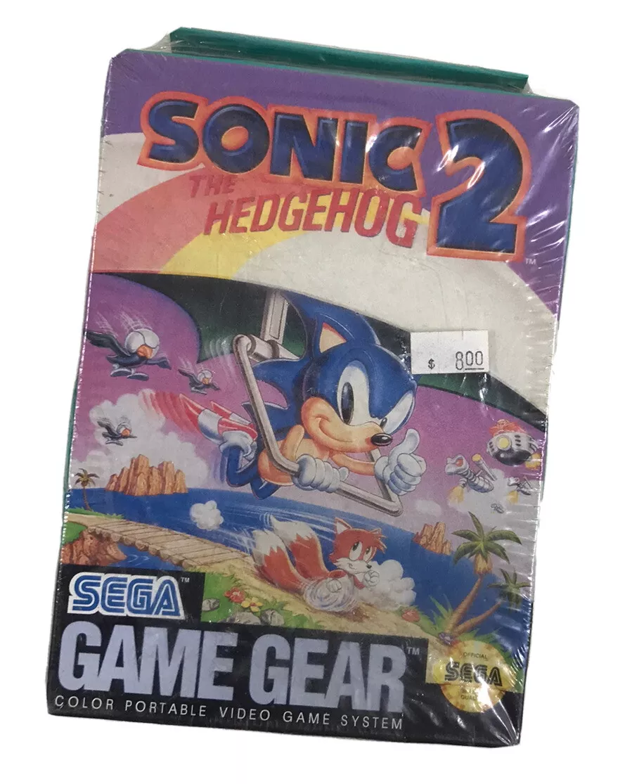 Vintage SONIC THE HEDGEHOG 2 Sega Game Gear Handheld Video 