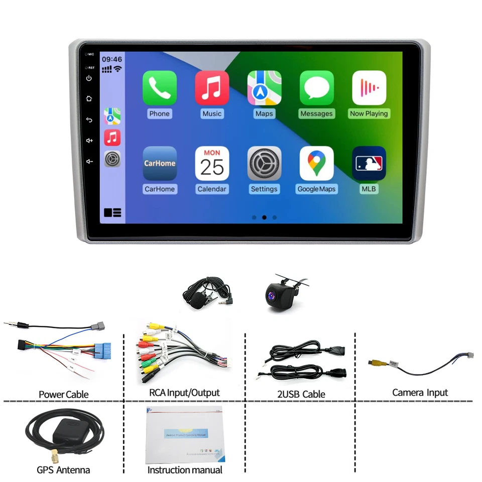 10.1" Carplay Para Honda Element 2003-2006 Carro Rádio Estéreo GPS Navegação RDS FM 4+64G - Imagem 3 de 4