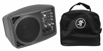 New Mackie SRM150 Powered Active PA Monitor Speaker + SRM-150 Travel Bag