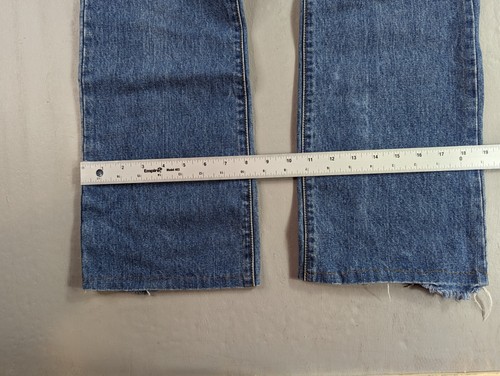 Calvin Klein Bootcut Jeans Women's Sz 6 Blue Denim Distressed Mid Rise Casual - Picture 9 of 13