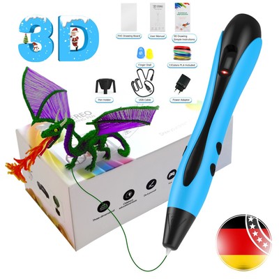3D Stifte Set 3D Druck Stift W/ 12Farben 120ft PLA Filament 3D Pen DIY