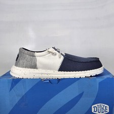 Size 5 Youth / 6 Women - Hey Dude Wally Youth Tri Varsity - Navy