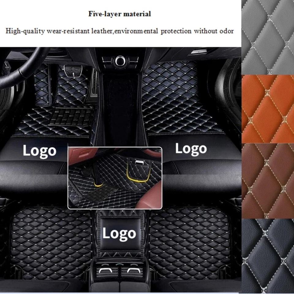 Fit For Nissan NV NV200 Car Floor Mats Waterproof Auto Liner Carpets All Weather - Image 4 of 4