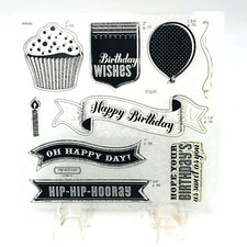 CTMH Close To My Heart Stamp Acrylix Cricut Artisie Collection B&rsquo;Day D1529 New