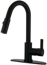 Gourmetier LS8780CTL Continental Single-Handle Pull-Down Kitchen Faucet, Matt...