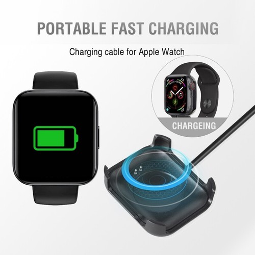 USB Charging Power Cable Adapter Safety Charge Base Charger for Smartwatch HW18 - 第 4/8 張圖片