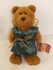Angelic Beans Bear Abraham Teddy Bear Approx 8" Tall Mint With All Tags