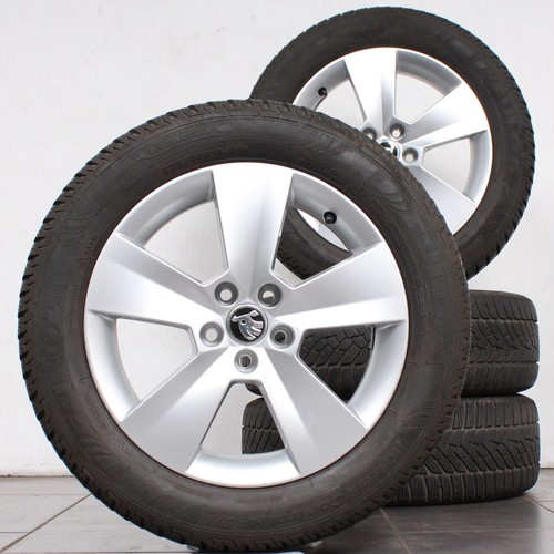 16 Zoll original Skoda Scala 657601025 Alufelgen Winterreifen Winterräder C-1-7H