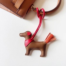 High Quality Puppy Bag Pendant Leather Hand-sewn Creative Cute Dog Pendant