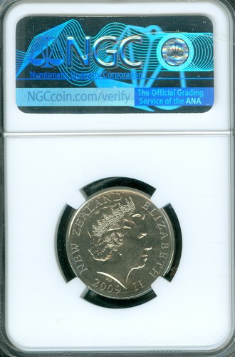 2009 NEW ZEALAND 50 CENTS NGC MS69 MAC FINEST MAC SPOTLESS 2,000 MINTED * - Picture 2 of 2