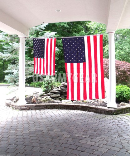 NEU Bestickter Stern American US USA USA Vereinigte Staaten Nylon Flagge 3' x 5' - Bild 8 von 10