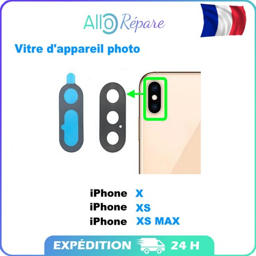 VITRE Lentille arrière caméra iPhone XR X XS MAX appareil photo Lens verre - Photo 4 sur 5