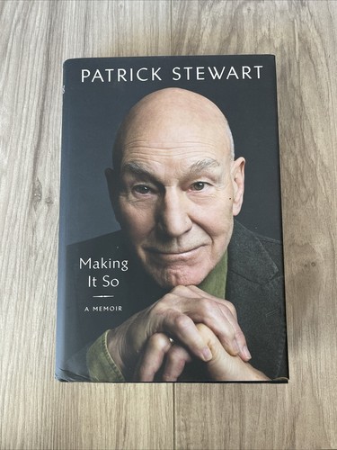 Patrick Stewart Signed Making It So Memoir Book X-Men Star Trek Beckett QR COA3 - Picture 4 of 5