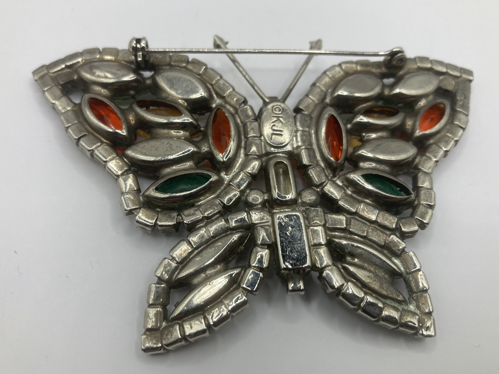 Kenneth Jay lane Butterfly Brooch Rare - image 10