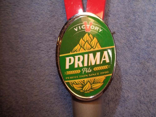Big Tall VICTORY PRIMA Pils Beer Ale Tap Pull Handle Knob - Picture 3 of 8