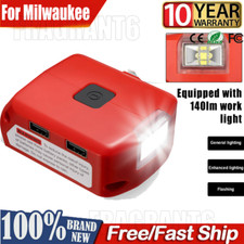 Dual USB Port Phone Charger Adapter Li-ion Battery For Milwaukee 18V/20V Battery