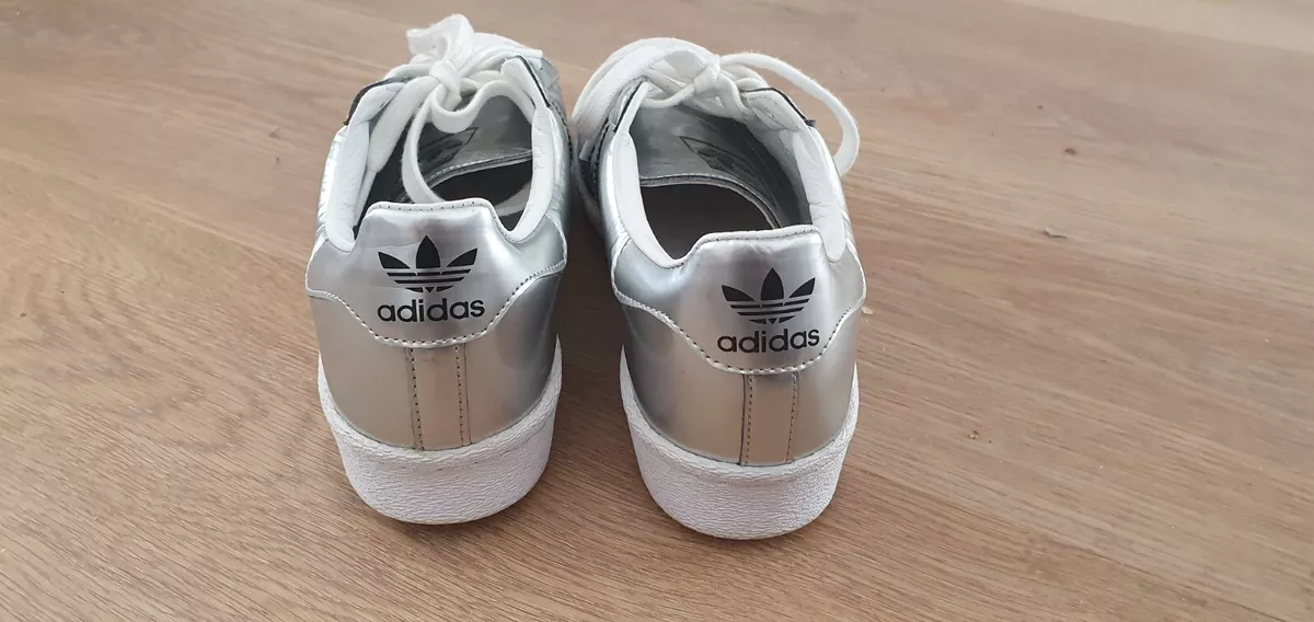 Adidas superstar boost 2025 silver metallic