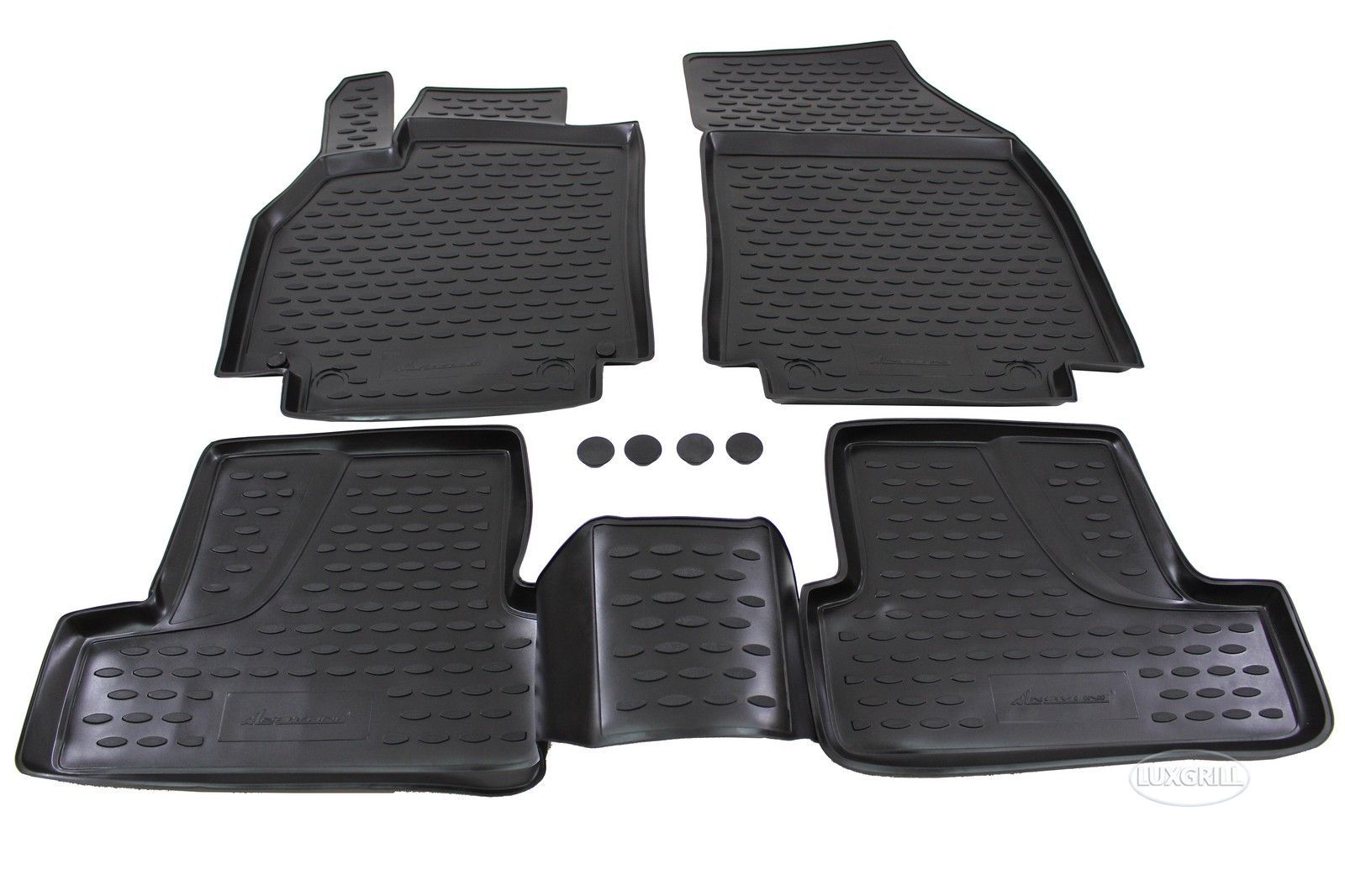 Tapis de sol sur mesure en caoutchouc haut de gamme pour Megane 3 noir