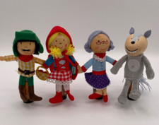FIESTA CRAFTS TELL A TALE Finger PUPPETS: LITTLE RED RIDING HOOD Set of 4