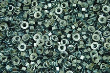 (350) Metric Class 8 Serrated Flange M8-1.25 Hex Lock Nuts - Zinc Plated