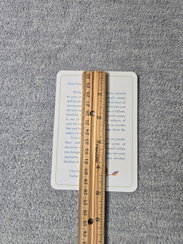 Money, And The Law Of Attraction Cards A 60-Card Deck Esther Hicks & Jerry Hicks - Picture 9 of 9