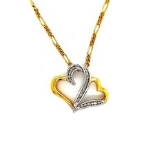 Gorgeous Diamond Heart Necklace