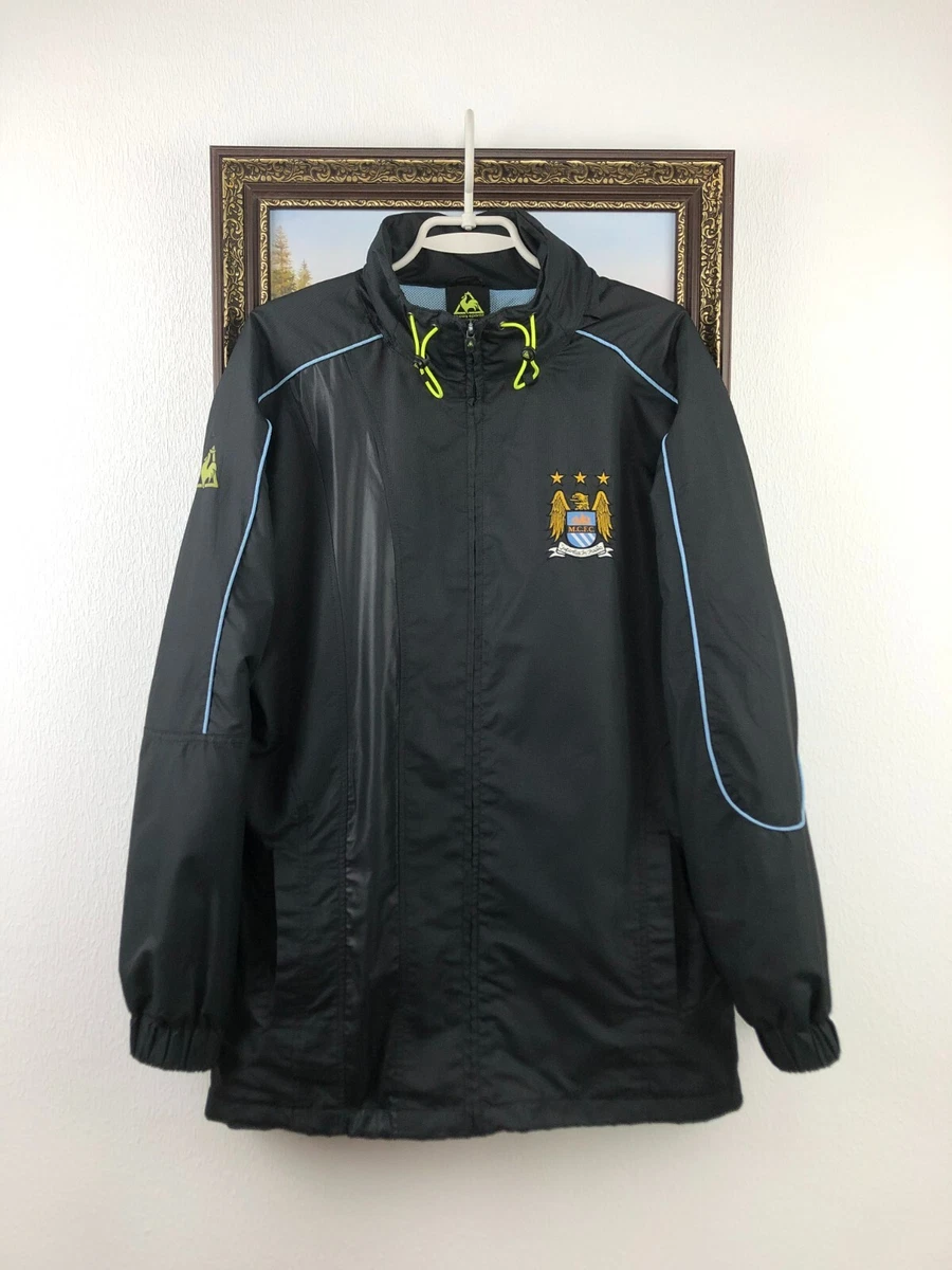 Vintage Manchester City Football Jacket Soccer Windbreaker Track
