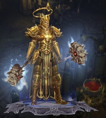 DIABLO 3 SWITCH/PS4/5 CRUSADER AEGIS OF VALOR PRIMAL ANCIENT MODDED SET