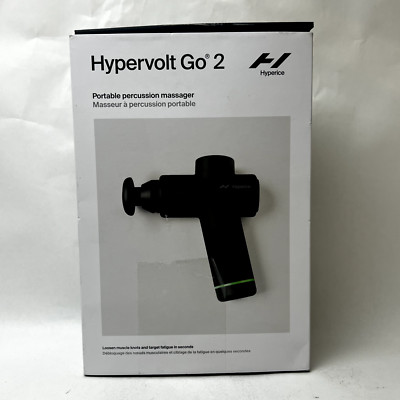 Hypervolt Go 2 Portable Percussion Massage Device Kit - Black
