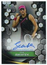 2024 Topps Graphite Tennis Signatures Iga Swiatek Auto #GS-ISK Refractor