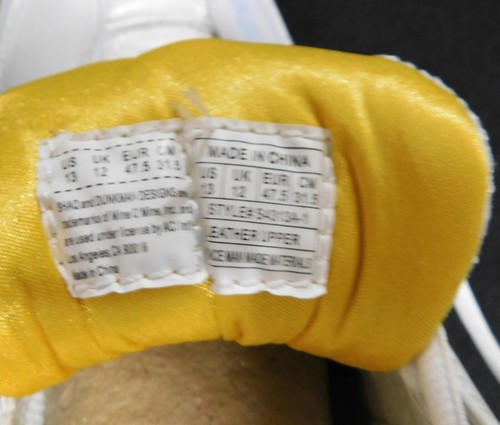 Shaquille O'Neal LA Lakers Signed Shaq Branded Pair of Shoes JSA Authenticated - Picture 9 of 10