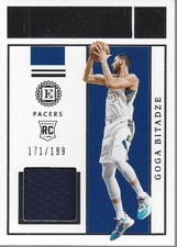 2019-20 Panini Encased Rookie Label Materials #16 Goga Bitadze Jersey /199 BSK