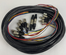 NEUTRIK NC3MX 8 Male 8 Female 3-Pin XLR MIC Microphone Connectors Cable