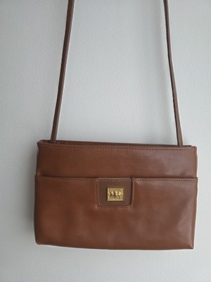 Vintage Buena Vista bag. The brown bag has two compartments.