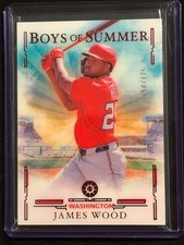 James Wood 2025 Boys of Summer Red Parallel #158/175 - Washington Nationals