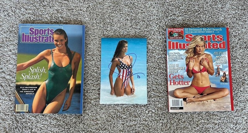 2 Sports Illustrated Swimsuit Issues & Elle Autograph