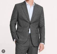 Banana Republic Blazer Mens 42R Tailored Fit Italian Fabric Jacket Gray EUC