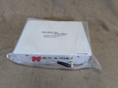 Stellar Labs 60-10060 40 Watt RMS 2 Channel Bluetooth Wireless Marine Amplifier