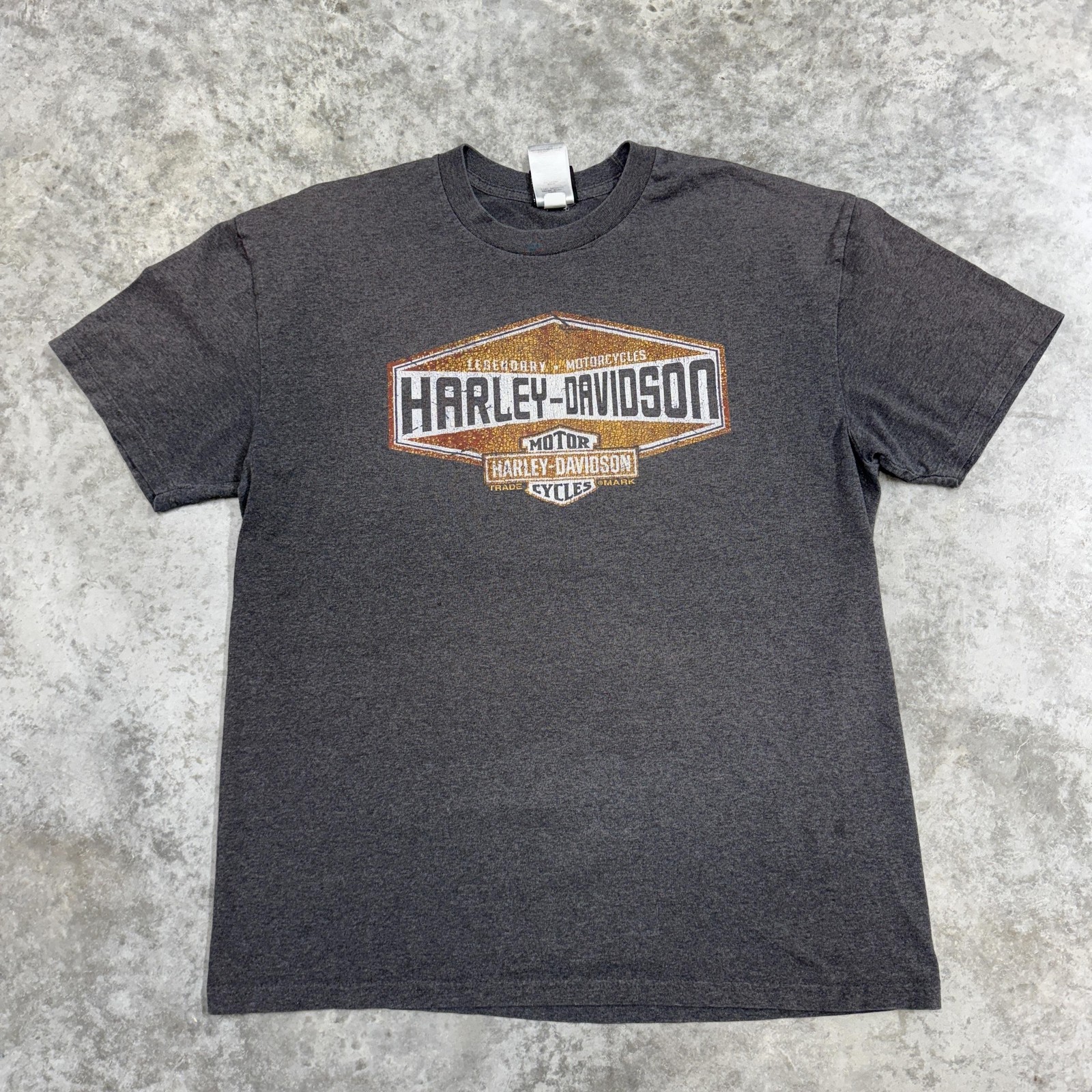 Harley-Davidson Shirt Mens XL Gray Panama City Beach Florida Graphic Biker Tee