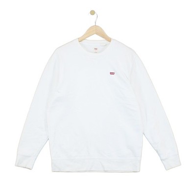 Levis Sweatshirt Herren Größe M Weiß Freizeit Rundhals