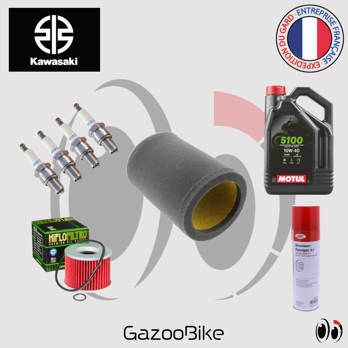 Kit vidange KAWASAKI Z 750 GP, résorber l'usure moteur avec lubrifiant 10W
