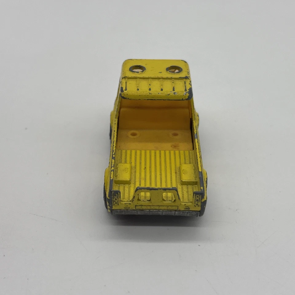 Vintage 1972 Matchbox Lesney Superfast  No 74 Toe Joe Truck Yellow - Image 4 of 4